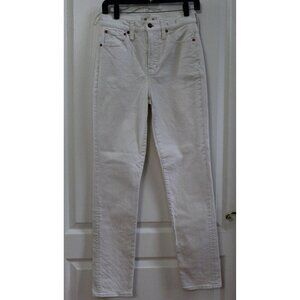 Madewell Womens Ivory The Perfect Vintage Jeans Size 26T